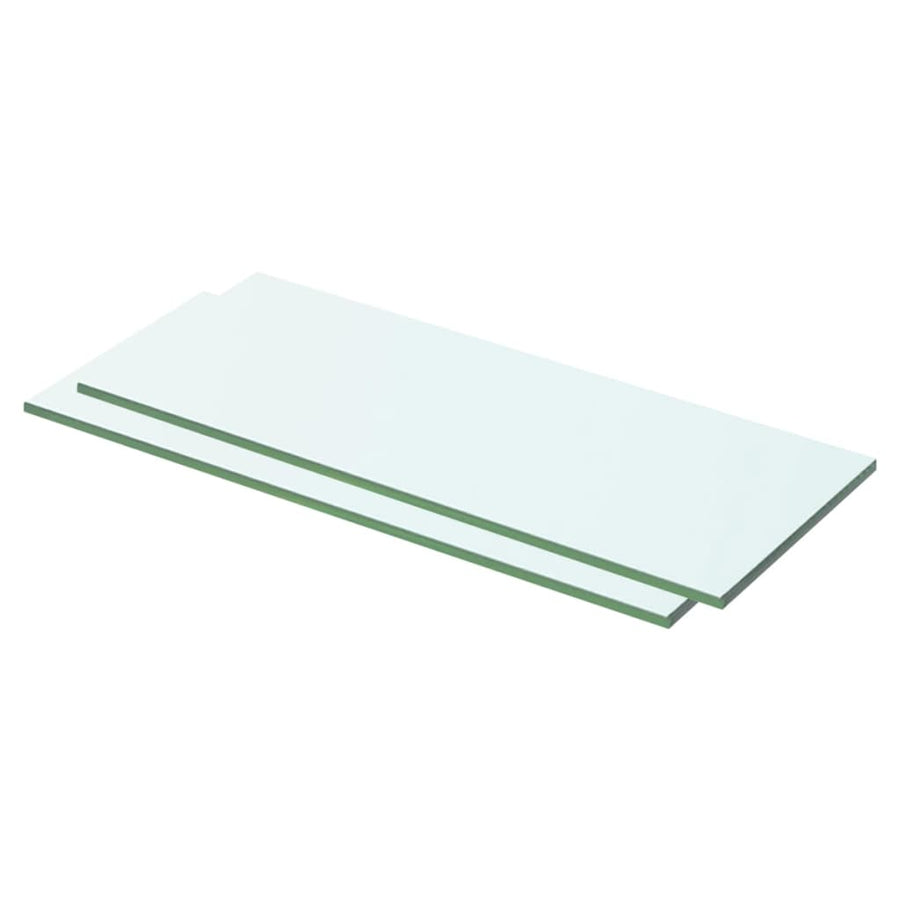Schappen Glas Transparant 2 50 x 15 cm