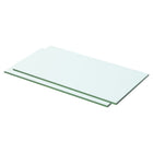 Wandplank 50x20 cm glas transparant (2 st)