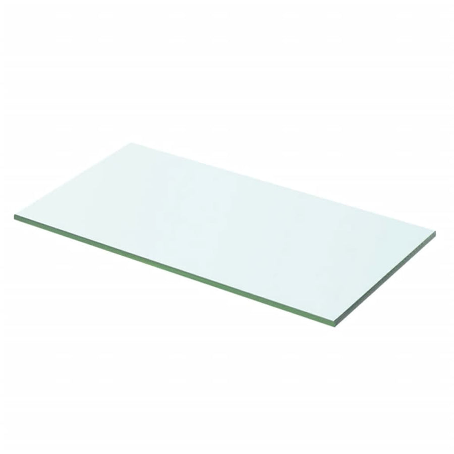 Schappen 2 st 50x20 cm glas transparant
