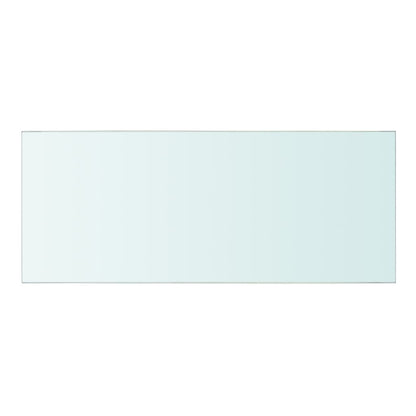 Schappen 2 st 50x20 cm glas transparant