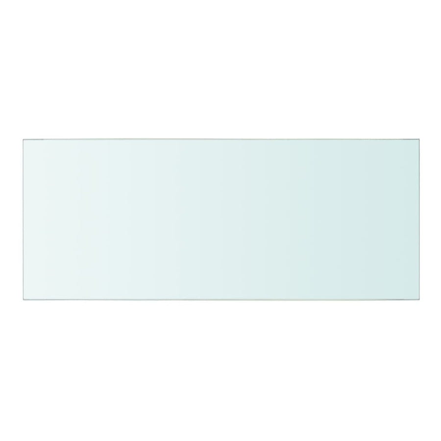 Schappen 2 st 50x20 cm glas transparant