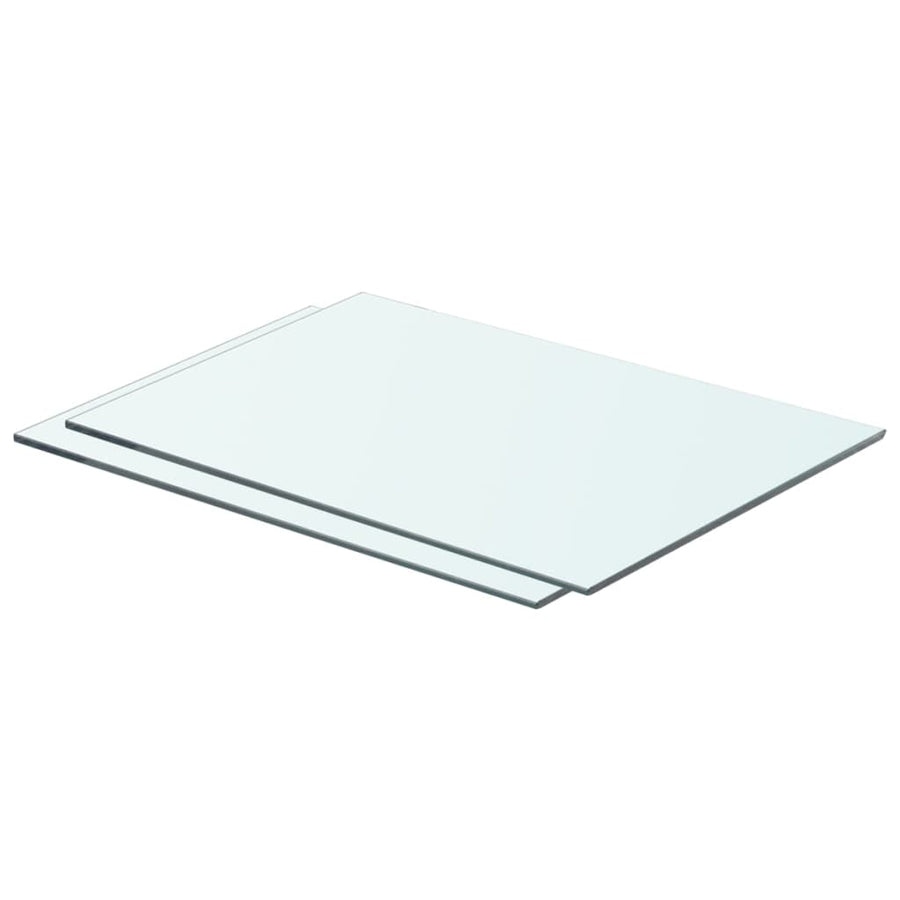 Schappen Glas Transparant 2 50 x 30 cm