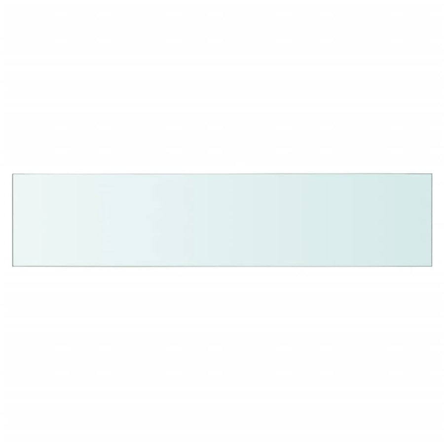 Schappen Glas Transparant Zwart En Bruin 2 60 x 12 cm