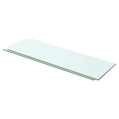 Schappen Glas Transparant 2 60 x 15 cm
