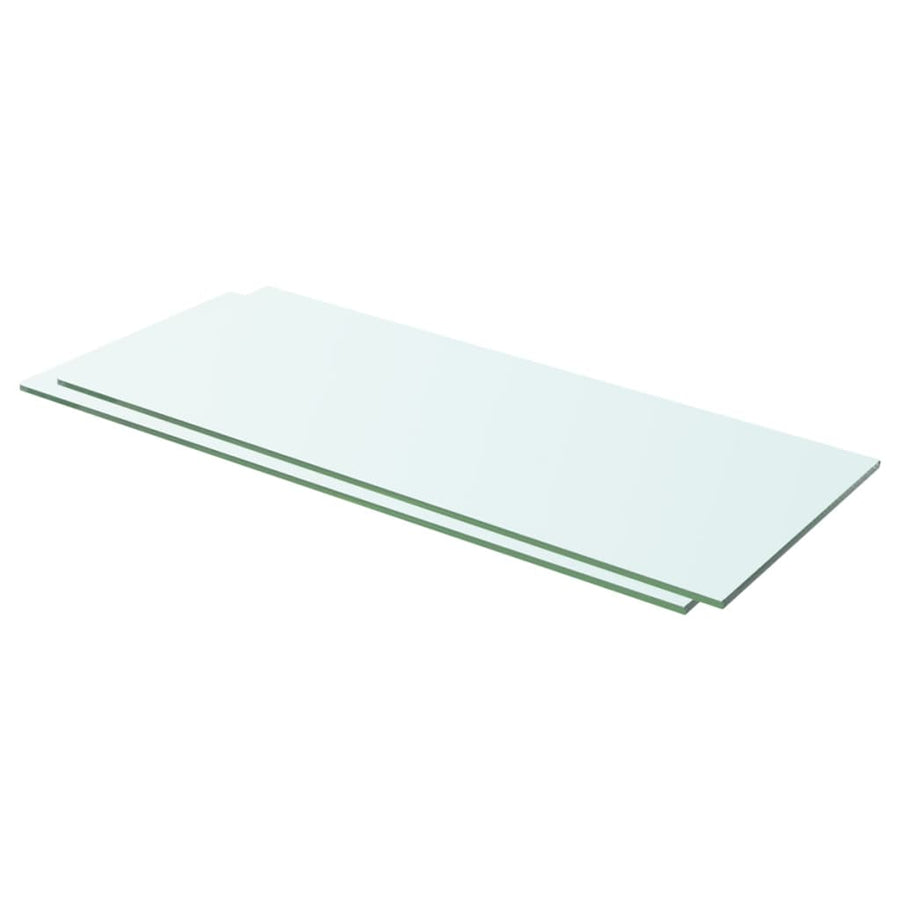 Schappen Glas Transparant 2 60 x 20 cm
