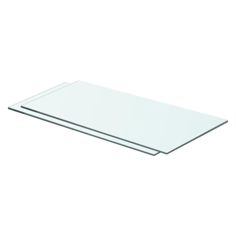 Schappen Glas Transparant 2 60 x 25 cm