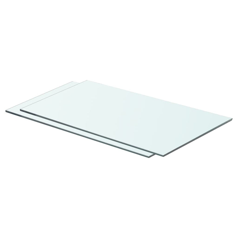 Schappen 60X45 Cm Glas Transparant 2 60 x 30 cm