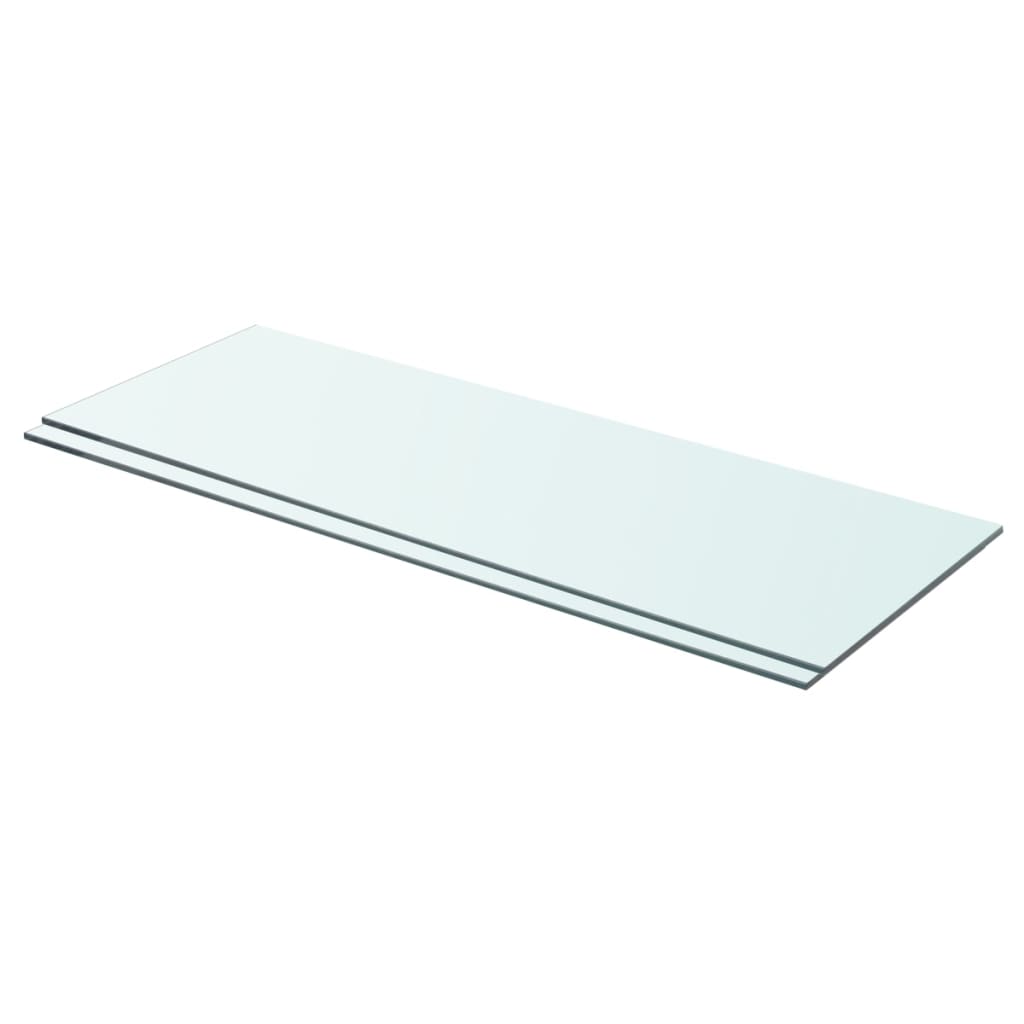 Schappen Glas Transparant 2 70 x 25 cm