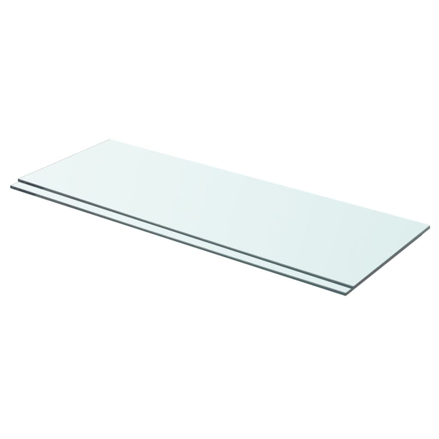 Schappen Glas Transparant 2 70 x 25 cm