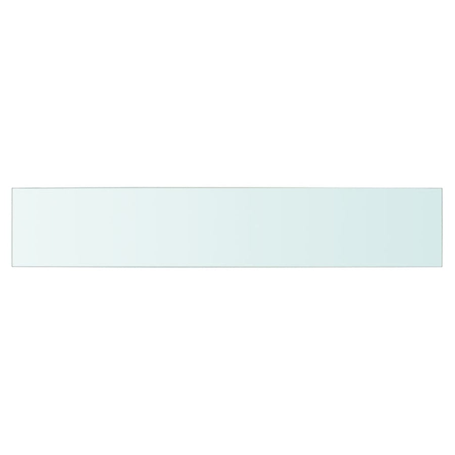 Schappen Glas Transparant Antraciet 2 80 x 15 cm