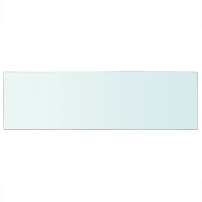 Schappen Glas Transparant Taupe 2 80 x 25 cm