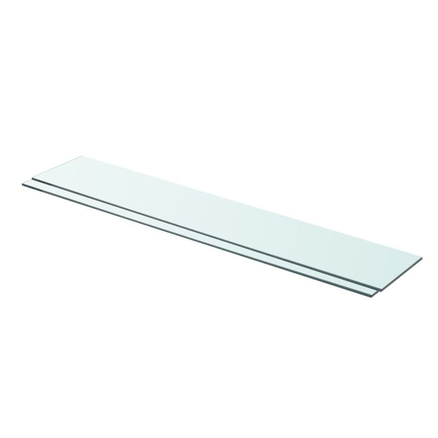 Schappen Glas Transparant 2 90 x 15 cm
