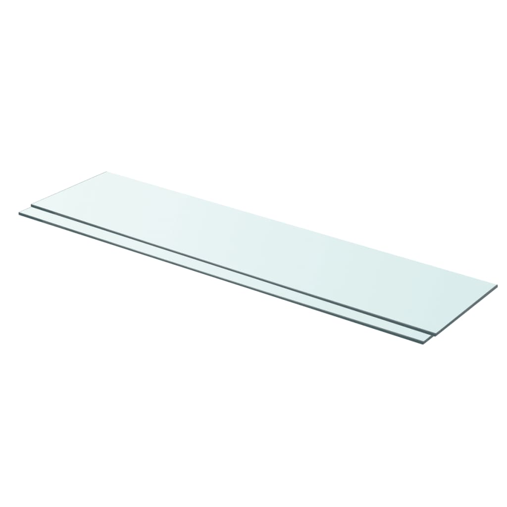 Schappen Glas Transparant 2 90 x 20 cm