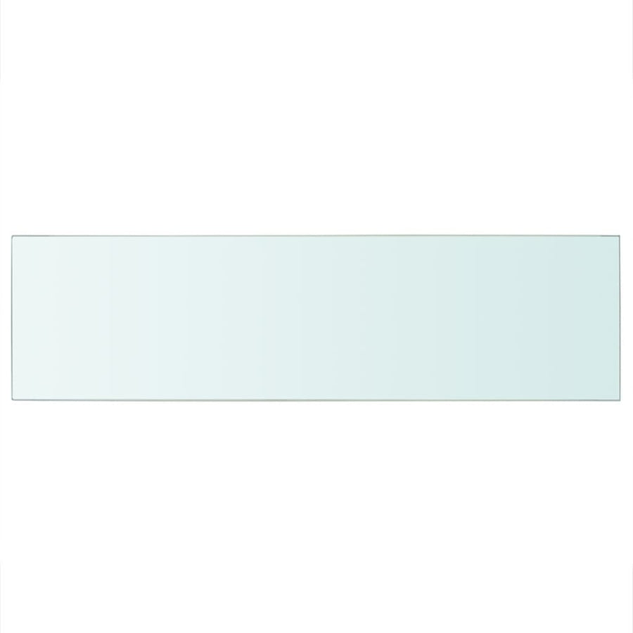 Schappen Glas Transparant Zwart En Rood 2 90 x 25 cm
