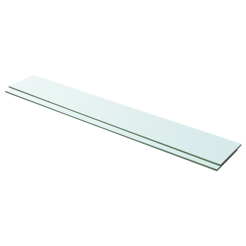 Schappen Glas Transparant 2 100 x 15 cm