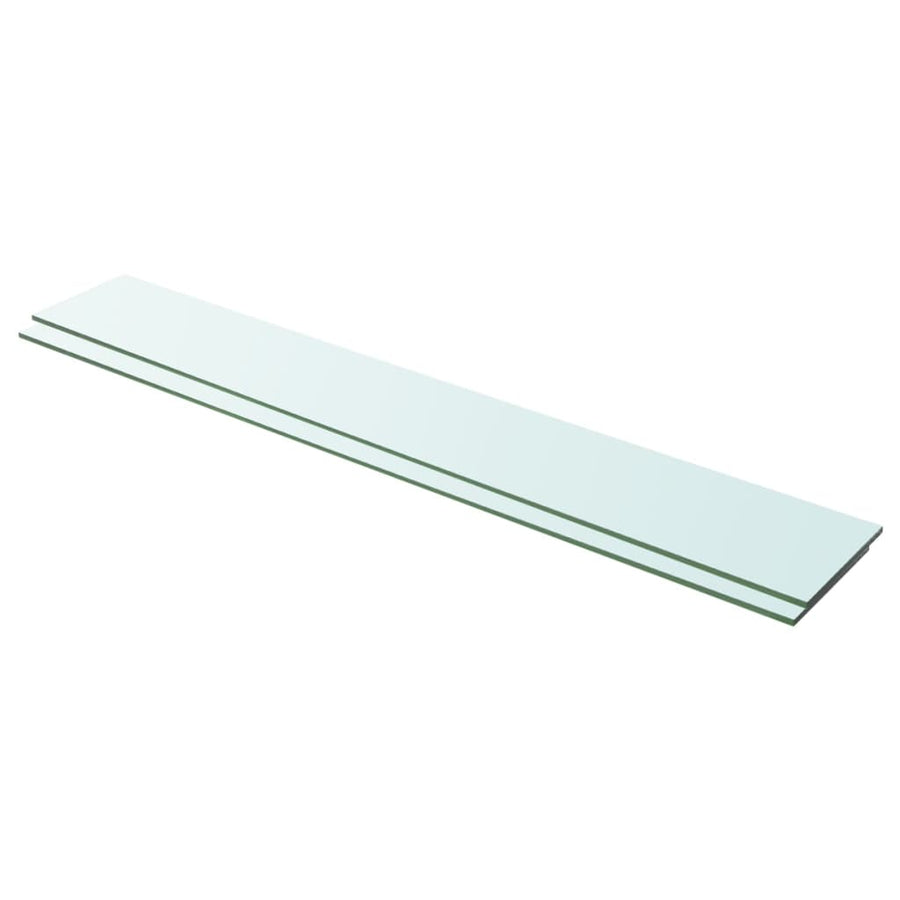 Schappen Glas Transparant 2 100 x 15 cm