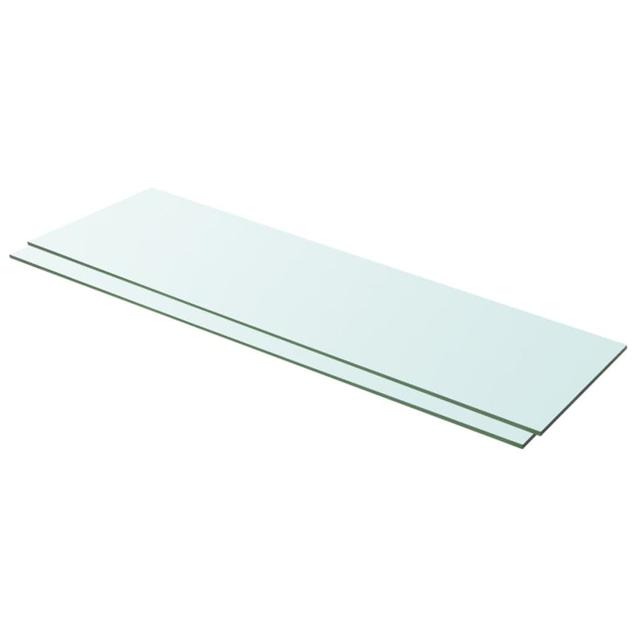Schappen Glas Transparant 2 100 x 30 cm