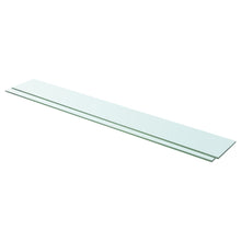 Schappen Glas Transparant 2 110 x 15 cm