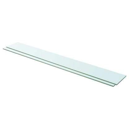 Schappen Glas Transparant 2 110 x 15 cm