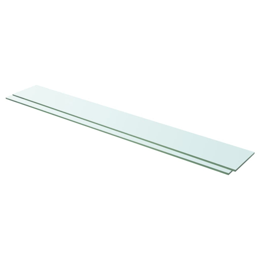 Schappen Glas Transparant 2 110 x 15 cm