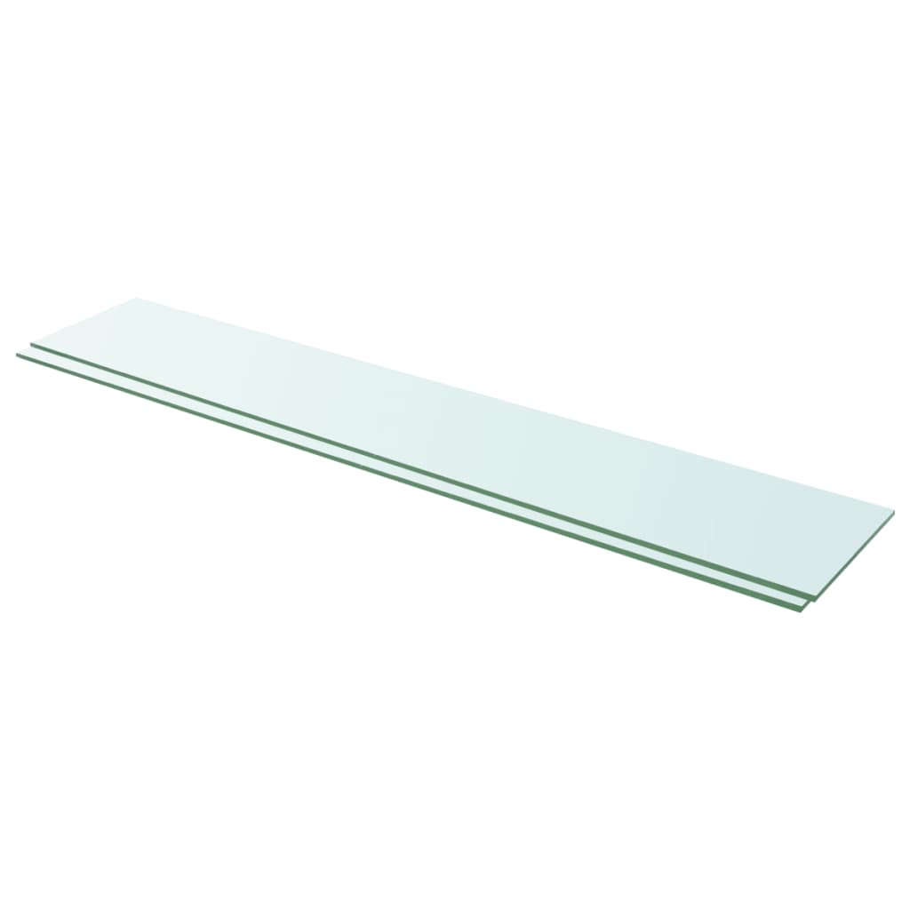 Schappen Glas Transparant 2 110 x 20 cm