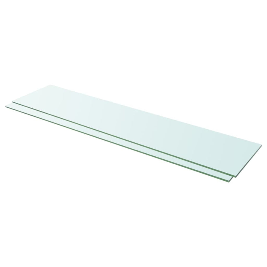 Schappen Glas Transparant 2 110 x 25 cm