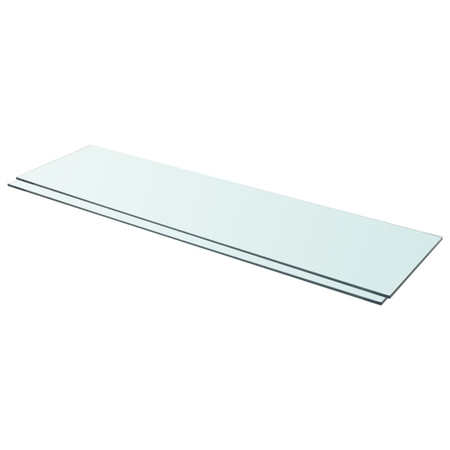 Schappen Glas Transparant 2 110 x 30 cm