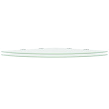 Hoekschappen Met Chromen Dragers Glas 2 45 x 45 cm Wit