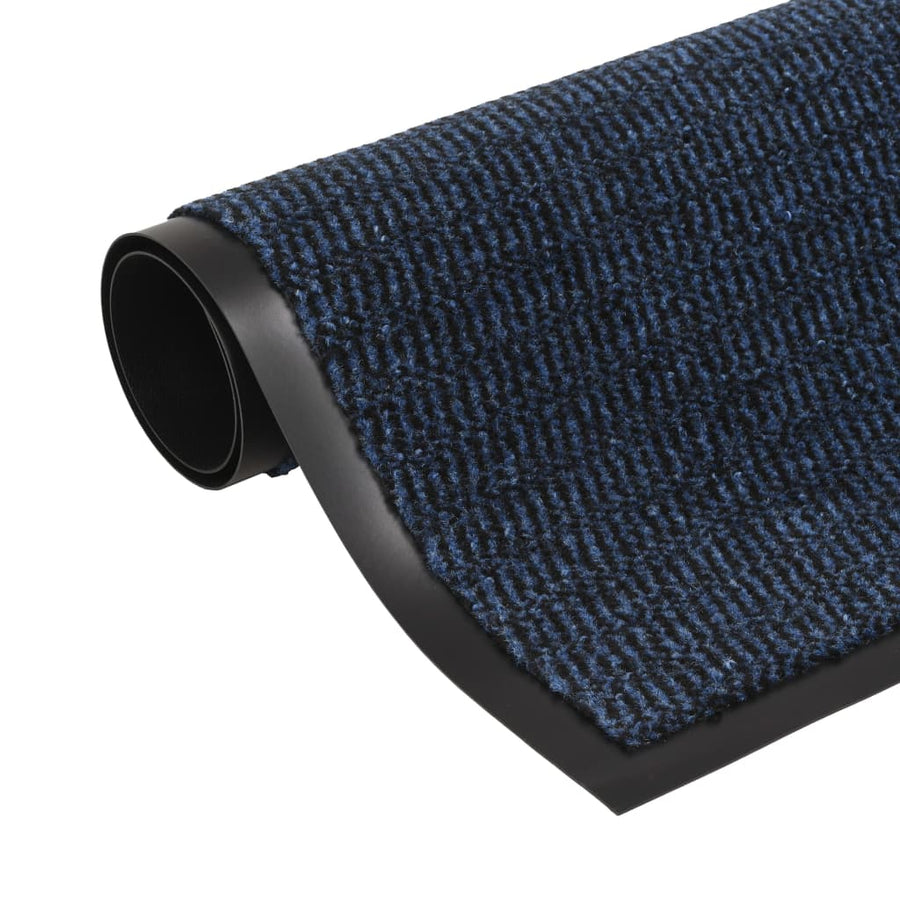 Droogloopmatten Rechthoekig Getuft 2 40 x 60 cm Blauw