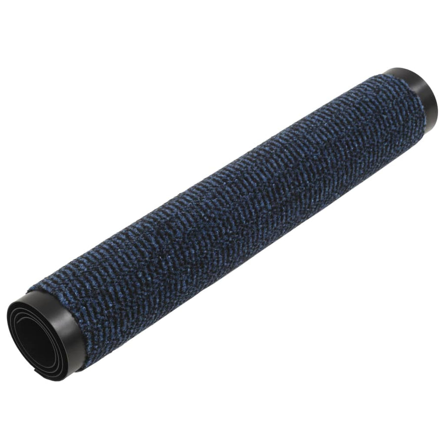 Droogloopmatten Rechthoekig Getuft 2 80 x 120 cm Blauw