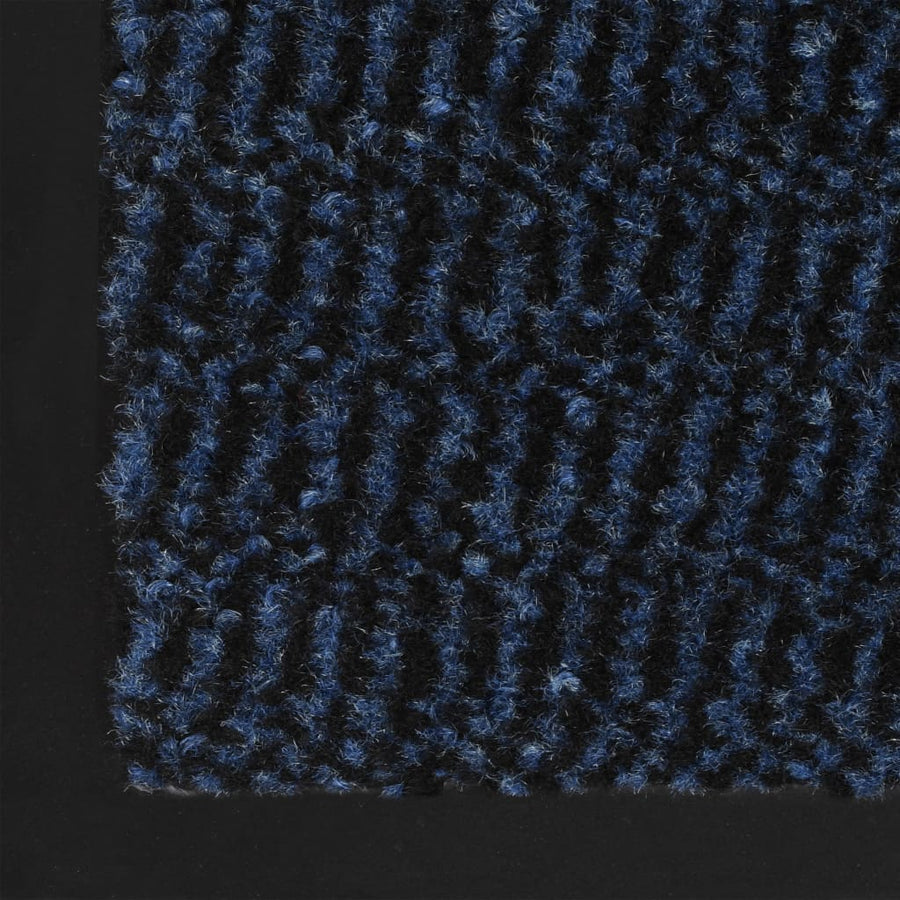 Droogloopmatten Rechthoekig Getuft 2 80 x 120 cm Blauw
