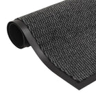 Droogloopmatten 2 st 90x150 cm antraciet