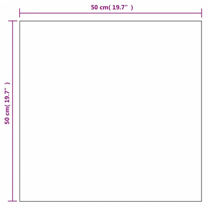 Wandspiegels Vierkant Glas 2 50 x 50 cm zonder LED