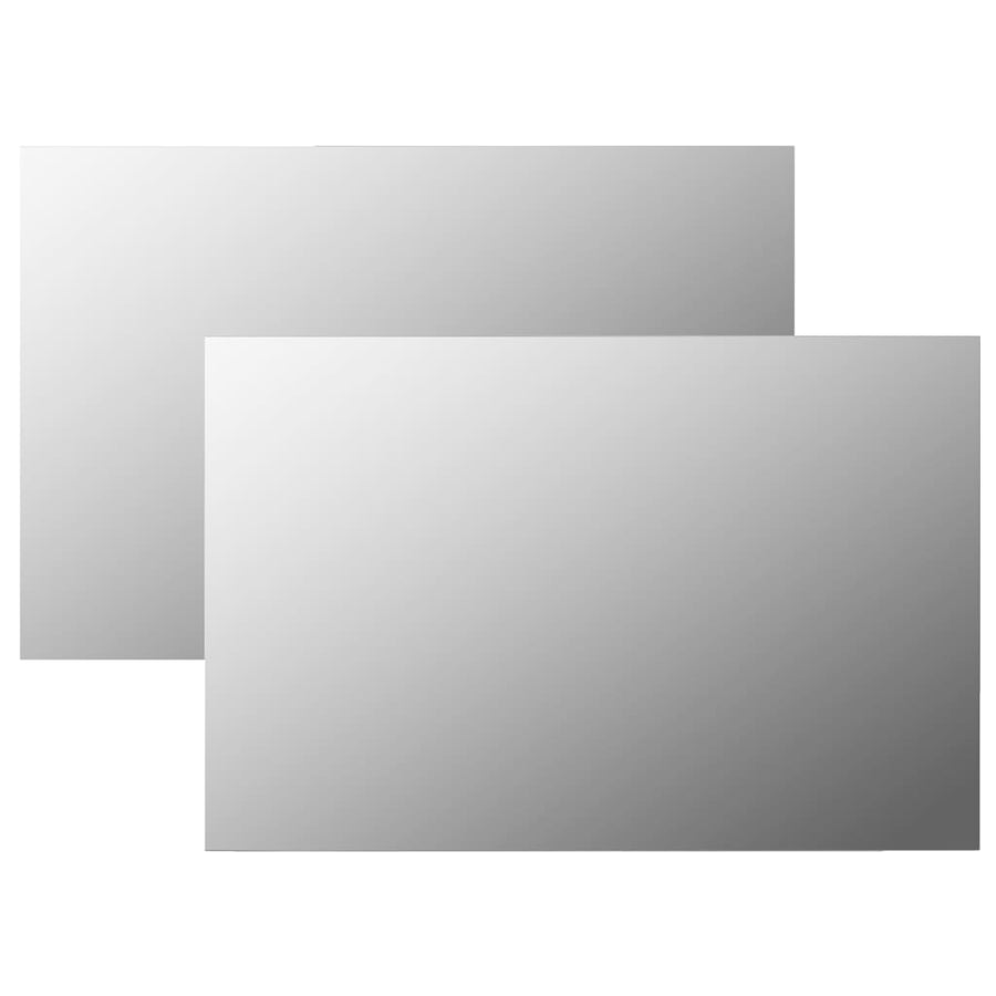 Wandspiegels Rechthoekig Glas 2 60 x 40 cm zonder LED