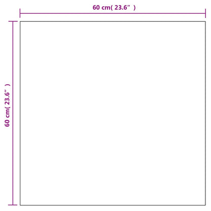 Wandspiegels Vierkant Glas 2 60 x 60 cm zonder LED