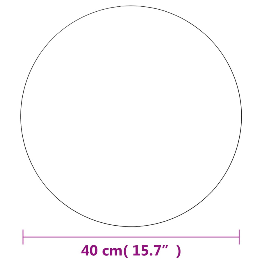 Wandspiegels Rond 40 Cm Glas 2 Φ 40 cm zonder LED