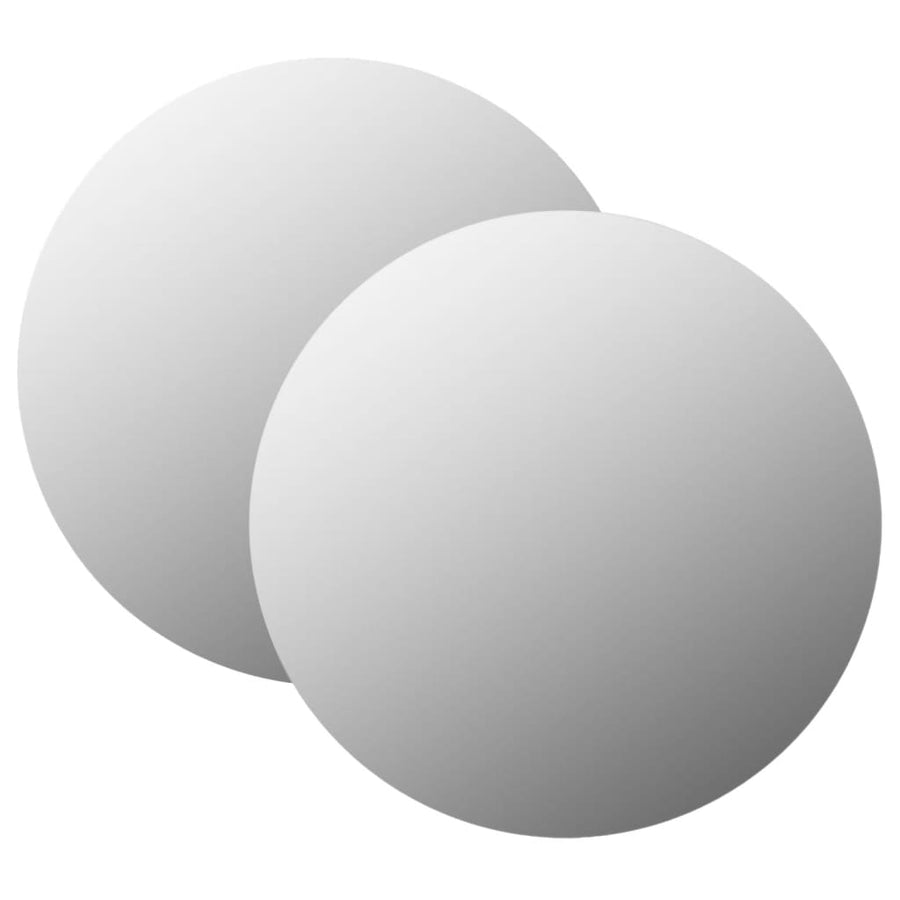 Wandspiegels Rond 60 Cm Glas 2 Φ 60 cm zonder LED