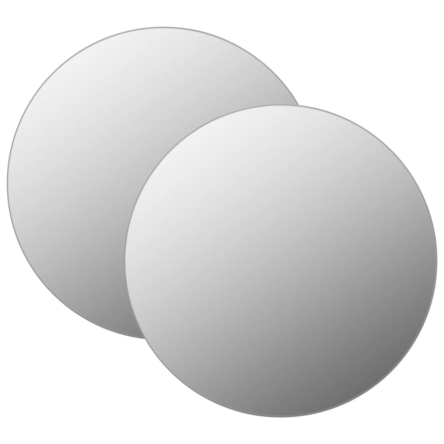 Wandspiegels Rond 70 Cm Glas 2 Φ 70 cm zonder LED