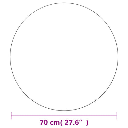 Wandspiegels Rond 70 Cm Glas 2 Φ 70 cm zonder LED
