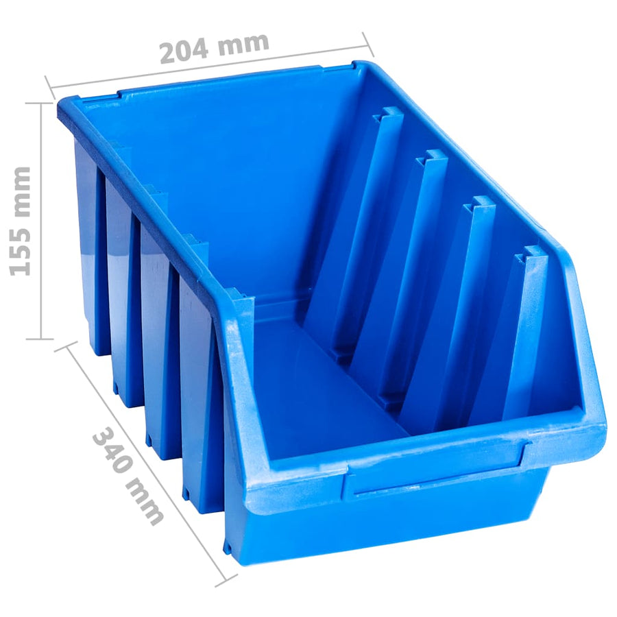 Stapelbakken 14 St Kunststof Blauw