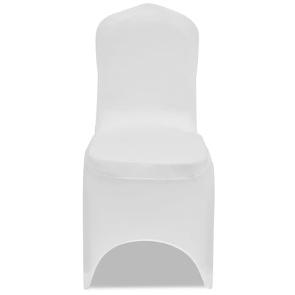 Stoelhoezen Stretch 24 Wit