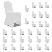 Stoelhoezen stretch 30 stuks wit