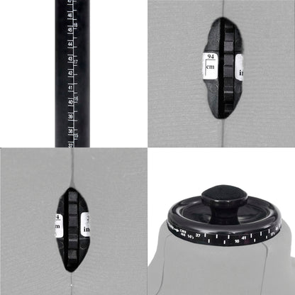 Paspop Verstelbaar Man Maat 37-45 Grijs