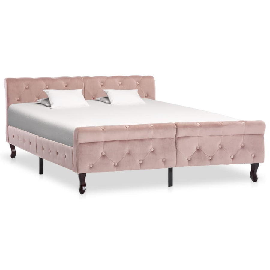 Bedframe Fluweel 140 x 200 cm