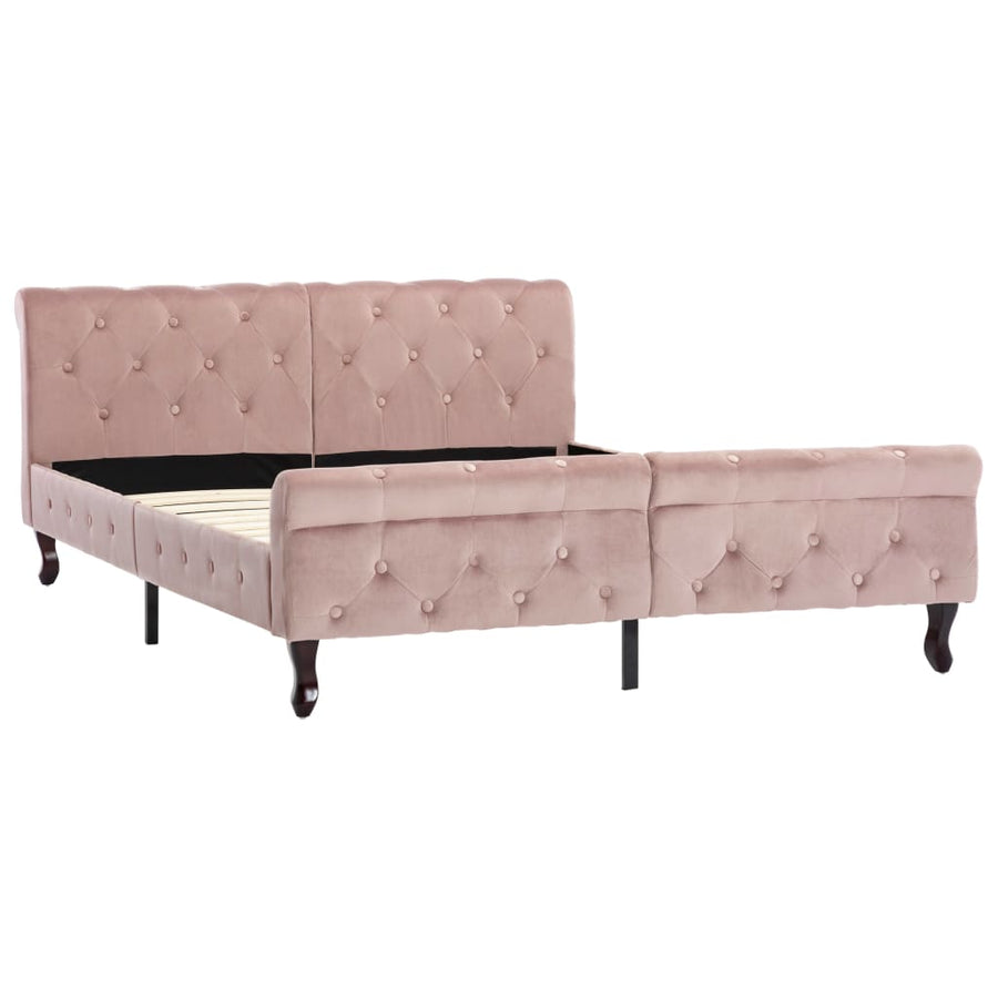 Bedframe Fluweel 140 x 200 cm
