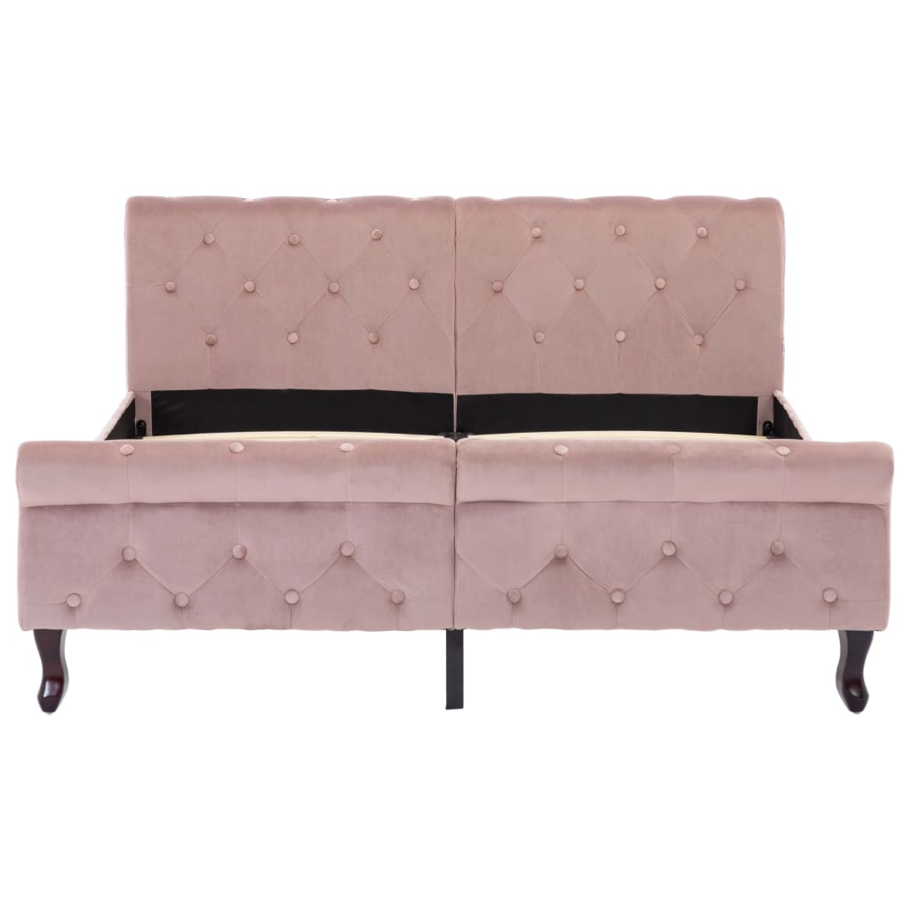 Bedframe Fluweel 140 x 200 cm