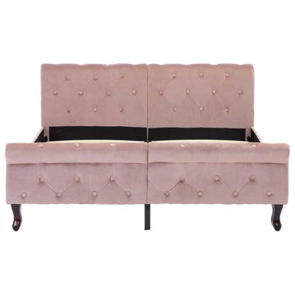 Bedframe Fluweel 140 x 200 cm