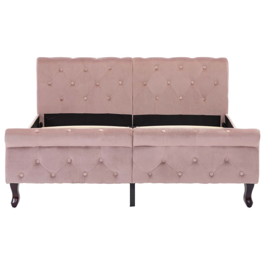 Bedframe Fluweel 140 x 200 cm