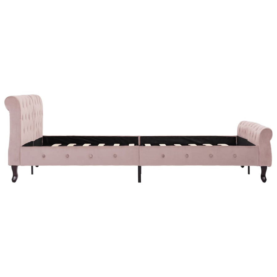 Bedframe Fluweel 140 x 200 cm