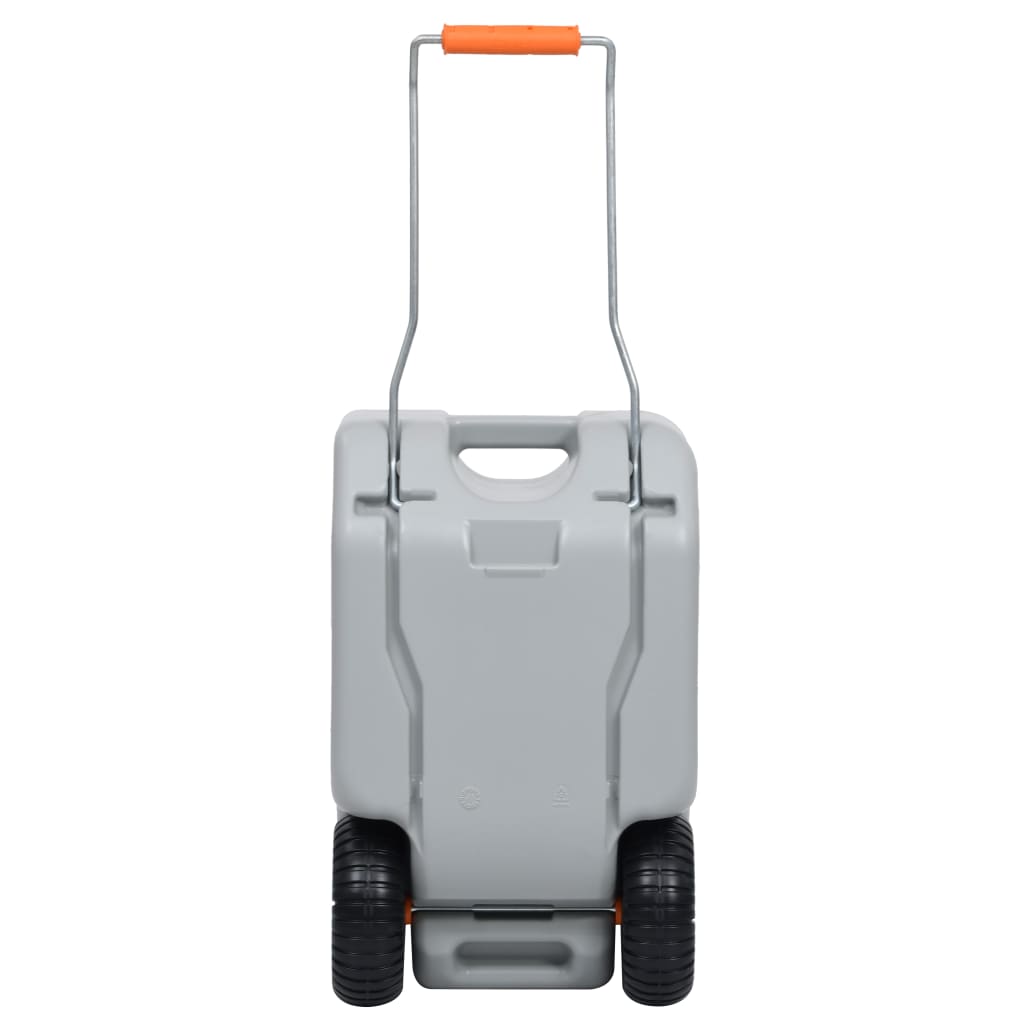 Watertank op wielen 25 L grijs